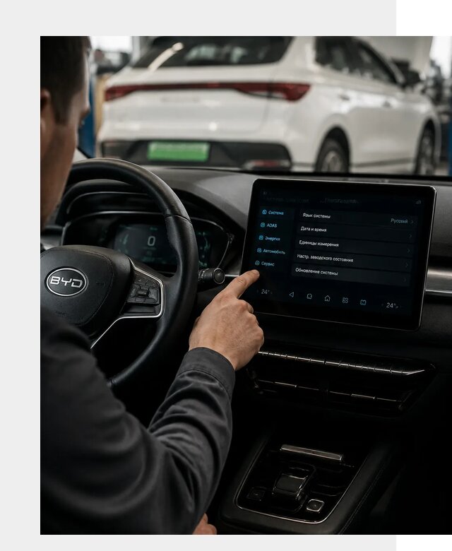 Русификация BYD E2 в Железногорске от 15402 р. | ФастМобиль-Жлр под ключ